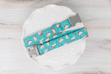 Tacos on Turquoise Dog Collar