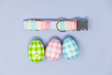 Paw Print Easter Eggs Dog Collar