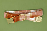 Cheyenne Flannel Plaid Dog Collar