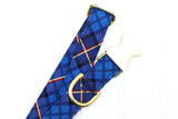Royal Blue Plaid Dog Collar