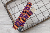 Rick Rack Purple & Orange Dog Collar