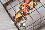 Geometric Candy Corn Dog Collar