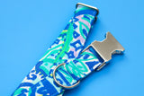 Deep Blue Sea Lilly - Dog Collar