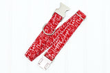 Script Christmas Words Dog Collar
