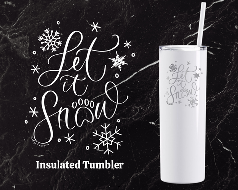 Christmas Engraved Insulated Tumbler