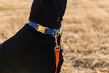 Navy Aztec Dog Collar