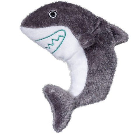 Shark Crescent Squeaker Dog Toy *floats!*