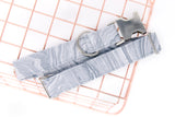 Light Gray Marble Dog Collar