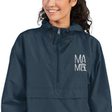 MAMA Embroidered Champion Packable Jacket