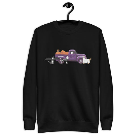 Halloween Truck Unisex Premium Sweatshirt